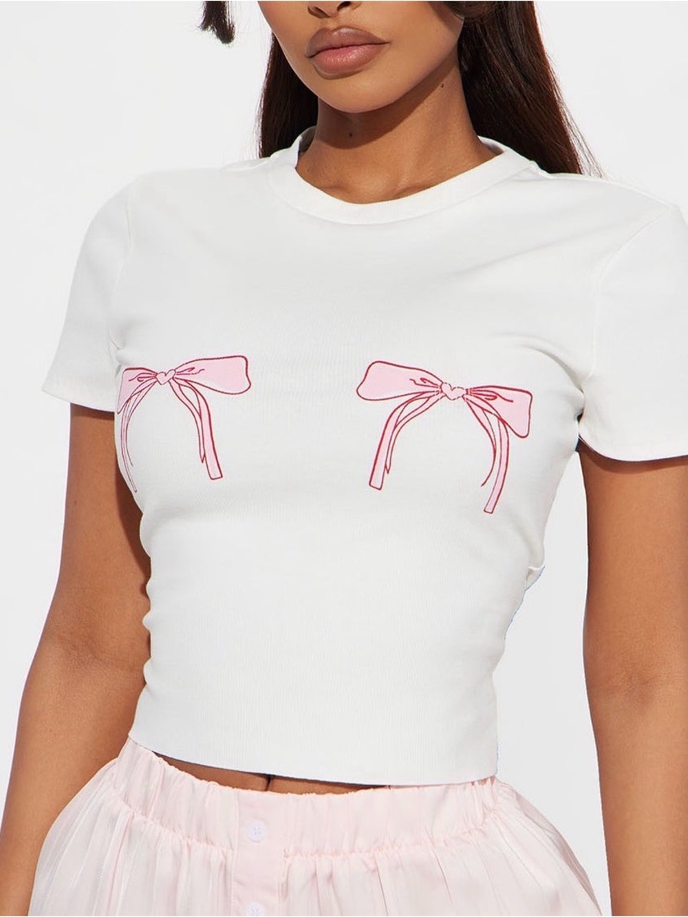 Fashion Nova Southern Social Bow Tee